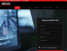 Tablet Screenshot of onyxsecurity.com